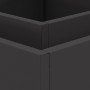 Hoguera cuadrada negra 60x60x30 cm de acero de , Chimeneas - Ref: Foro24-858962, Precio: 122,63 €, Descuento: %