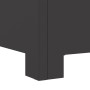 Hoguera cuadrada negra 60x60x30 cm de acero de , Chimeneas - Ref: Foro24-858962, Precio: 122,63 €, Descuento: %