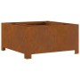 VidaXL Fogueira Cuadrada 60x60x30 cm de Acero Resistente a la Intemperie de , Chimeneas - Ref: Foro24-858963, Precio: 106,33 ...