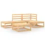 5-piece solid pine wood garden furniture set by vidaXL, Garden sets - Ref: Foro24-3075479, Price: 289,64 €, Discount: %