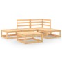 Gartenmöbel-Set 5 Stück aus massivem Kiefernholz von vidaXL, Gartensets - Ref: Foro24-3075479, Preis: 289,64 €, Rabatt: %