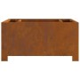 VidaXL Fogueira Cuadrada 60x60x30 cm de Acero Resistente a la Intemperie de , Chimeneas - Ref: Foro24-858963, Precio: 106,33 ...