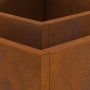 VidaXL Fogueira Cuadrada 60x60x30 cm de Acero Resistente a la Intemperie de , Chimeneas - Ref: Foro24-858963, Precio: 106,33 ...