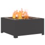 Hoguera Cuadrada Negra 80x80x40 cm de Acero de , Chimeneas - Ref: Foro24-858964, Precio: 179,14 €, Descuento: %
