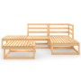 Gartenmöbel-Set 5 Stück aus massivem Kiefernholz von vidaXL, Gartensets - Ref: Foro24-3075479, Preis: 289,64 €, Rabatt: %