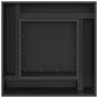 Hoguera Cuadrada Negra 80x80x40 cm de Acero de , Chimeneas - Ref: Foro24-858964, Precio: 179,14 €, Descuento: %