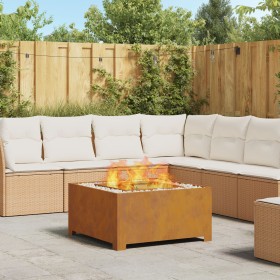 Hoguera Cuadrada 80x80x40 cm Acero Resistente a la Intemperie by , Chimneys - Ref: Foro24-858965, Price: 150,57 €, Discount: %