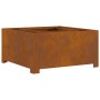 Hoguera Cuadrada 80x80x40 cm Acero Resistente a la Intemperie de , Chimeneas - Ref: Foro24-858965, Precio: 156,25 €, Descuent...