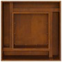 Hoguera Cuadrada 80x80x40 cm Acero Resistente a la Intemperie de , Chimeneas - Ref: Foro24-858965, Precio: 156,25 €, Descuent...