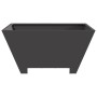 Hoguera Cuadrada Negra 60x60x30 cm de Acero de , Chimeneas - Ref: Foro24-858966, Precio: 69,20 €, Descuento: %
