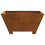 Hoguera Cuadrada 60x60x30 cm de Acero Resistente a la Intemperie de , Chimeneas - Ref: Foro24-858967, Precio: 59,98 €, Descue...