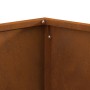 Hoguera Cuadrada 60x60x30 cm de Acero Resistente a la Intemperie de , Chimeneas - Ref: Foro24-858967, Precio: 59,98 €, Descue...