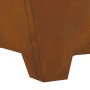 Hoguera Cuadrada 60x60x30 cm de Acero Resistente a la Intemperie de , Chimeneas - Ref: Foro24-858967, Precio: 59,98 €, Descue...