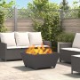 Hoguera Cuadrada Negra 80x80x40 cm de Acero de , Chimeneas - Ref: Foro24-858968, Precio: 101,28 €, Descuento: %