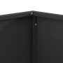 Hoguera Cuadrada Negra 80x80x40 cm de Acero de , Chimeneas - Ref: Foro24-858968, Precio: 101,28 €, Descuento: %