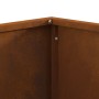 Fogata Cuadrada 80x80x40 cm Acero Resistente a la Intemperie de , Chimeneas - Ref: Foro24-858969, Precio: 87,80 €, Descuento: %