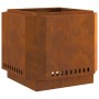 Fogata sin humo 58x58x51 cm de acero resistente al clima de , Chimeneas - Ref: Foro24-858975, Precio: 108,98 €, Descuento: %