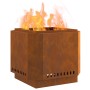 Fogata sin humo 58x58x51 cm de acero resistente al clima de , Chimeneas - Ref: Foro24-858975, Precio: 108,98 €, Descuento: %