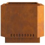 Fogata sin humo 58x58x51 cm de acero resistente al clima de , Chimeneas - Ref: Foro24-858975, Precio: 108,98 €, Descuento: %