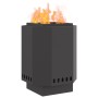 Fogata Sin Humo Negra 38x38x51 cm de Acero - de , Chimeneas - Ref: Foro24-858978, Precio: 91,55 €, Descuento: %