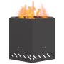 Hoguera Sin Humo Hexagonal Negra 58x58x51 cm Acero de , Chimeneas - Ref: Foro24-858980, Precio: 119,62 €, Descuento: %