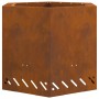 Hoguera Sin Humo Hexagonal 58x58x51 cm Acero Resistente a la Intemperie de , Chimeneas - Ref: Foro24-858981, Precio: 96,88 €,...