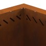 Hoguera Sin Humo Hexagonal 58x58x51 cm Acero Resistente a la Intemperie de , Chimeneas - Ref: Foro24-858981, Precio: 96,88 €,...