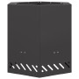 Hoguera Sin Humo Hexagonal Negra 48x48x51 cm Acero de , Chimeneas - Ref: Foro24-858982, Precio: 103,12 €, Descuento: %