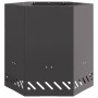 Hoguera Sin Humo Hexagonal Negra 48x48x51 cm Acero de , Chimeneas - Ref: Foro24-858982, Precio: 103,12 €, Descuento: %