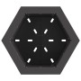 Hoguera Sin Humo Hexagonal Negra 48x48x51 cm Acero de , Chimeneas - Ref: Foro24-858982, Precio: 103,12 €, Descuento: %
