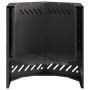 Hoguera Sin Humo Hexagonal Negra 48x48x51 cm Acero de , Chimeneas - Ref: Foro24-858982, Precio: 103,12 €, Descuento: %