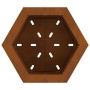 Hoguera Sin Humo Hexagonal 48x48x51 cm Acero Resistente a la Intemperie de , Chimeneas - Ref: Foro24-858983, Precio: 83,62 €,...