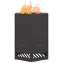 Fogón Sin Humo Hexagonal Negro 38x38x51 cm Acero by , Chimneys - Ref: Foro24-858984, Price: 103,59 €, Discount: %