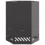 Fogón Sin Humo Hexagonal Negro 38x38x51 cm Acero by , Chimneys - Ref: Foro24-858984, Price: 103,59 €, Discount: %