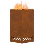 Hoguera Sin Humo Hexagonal 38x38x51 cm Acero Resistente a la Intemperie de , Chimeneas - Ref: Foro24-858985, Precio: 87,43 €,...