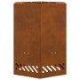Hoguera Sin Humo Hexagonal 38x38x51 cm Acero Resistente a la Intemperie de , Chimeneas - Ref: Foro24-858985, Precio: 87,43 €,...