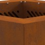 Hoguera Sin Humo Hexagonal 38x38x51 cm Acero Resistente a la Intemperie de , Chimeneas - Ref: Foro24-858985, Precio: 87,43 €,...