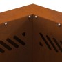 Hoguera Sin Humo Hexagonal 38x38x51 cm Acero Resistente a la Intemperie de , Chimeneas - Ref: Foro24-858985, Precio: 87,43 €,...