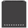 Hoguera Sin Humo Cuadrada Negra 48x48x50 cm Acero de , Chimeneas - Ref: Foro24-858986, Precio: 115,71 €, Descuento: %