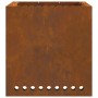Fogata Sin Humo Cuadrada 48x48x50 cm Acero Resistente a la Intemperie de , Chimeneas - Ref: Foro24-858987, Precio: 94,68 €, D...