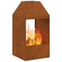 Hoguera 50x50x100 cm de Acero Resistente a la Intemperie de , Chimeneas - Ref: Foro24-858989, Precio: 108,89 €, Descuento: %
