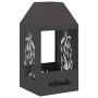 Hoguera Negra 50x50x100 cm Acero de , Chimeneas - Ref: Foro24-858990, Precio: 129,91 €, Descuento: %