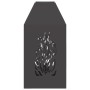 Hoguera Negra 50x50x100 cm Acero de , Chimeneas - Ref: Foro24-858990, Precio: 129,91 €, Descuento: %