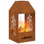 Hoguera 50x50x100 cm de acero resistente a la intemperie de , Chimeneas - Ref: Foro24-858991, Precio: 108,44 €, Descuento: %