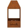 Hoguera 50x50x100 cm de acero resistente a la intemperie de , Chimeneas - Ref: Foro24-858991, Precio: 108,44 €, Descuento: %