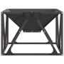 Fogón Cuadrado Negro 50x50x35 cm Acero by , Chimneys - Ref: Foro24-858992, Price: 71,79 €, Discount: %