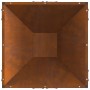 Fogata Cuadrada 50x50x35 cm Acero Resistente a la Intemperie de , Chimeneas - Ref: Foro24-858993, Precio: 62,57 €, Descuento: %