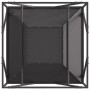 Hoguera Cuadrada Negra 80x80x40 cm de Acero de , Chimeneas - Ref: Foro24-858994, Precio: 111,83 €, Descuento: %