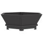 Fogón Hexagonal Negro 75x75x28 cm Acero by , Chimneys - Ref: Foro24-858996, Price: 105,89 €, Discount: %
