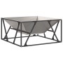 Fogata Cuadrada 80x80x40 cm Acero Corroso de , Chimeneas - Ref: Foro24-858995, Precio: 93,36 €, Descuento: %